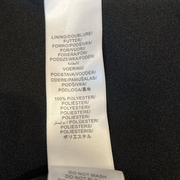 Adrianna Papell Crew Neck Sleeveless Cascading Ruffle High-Low Dress Size 8 - Picture 11 of 12